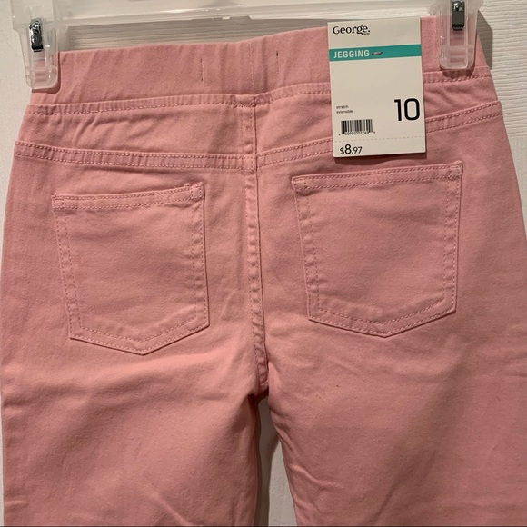 NWT Girls Pink Leggings Size 10 - Picture 5 of 6